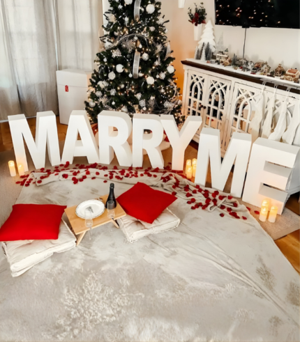Strafor Evlilik Teklifi "Marry ME" Yazısı